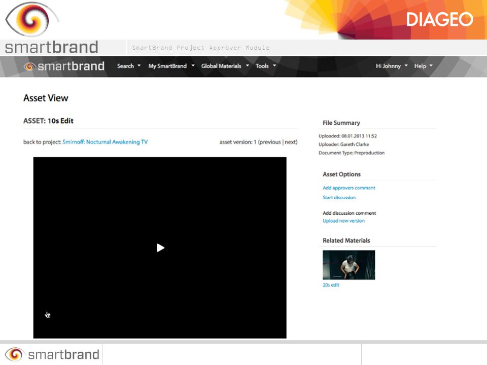 You will be able to scroll through pdf’s, view images as well as play media files within this area