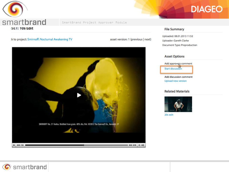 To add your approval in this view click Add Approvers Comments