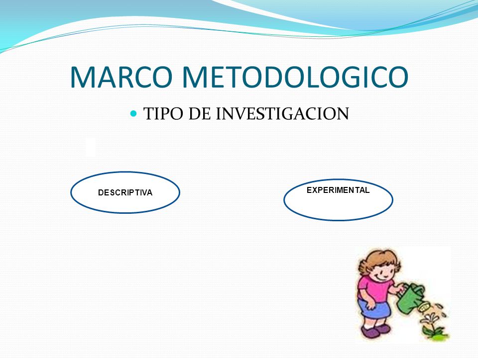 MARCO METODOLOGICO TIPO DE INVESTIGACION DESCRIPTIVA EXPERIMENTAL