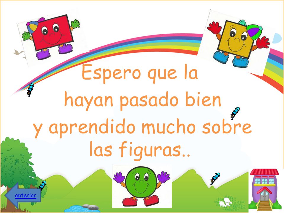 Espero que la hayan pasado bien y aprendido mucho sobre las figuras..