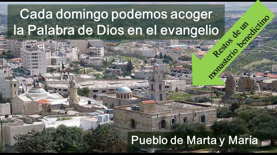 Cada domingo podemos acoger la Palabra de Dios en el evangelio