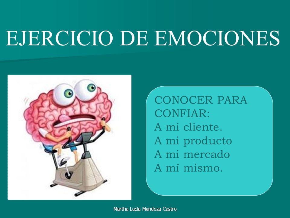 EJERCICIO DE EMOCIONES
