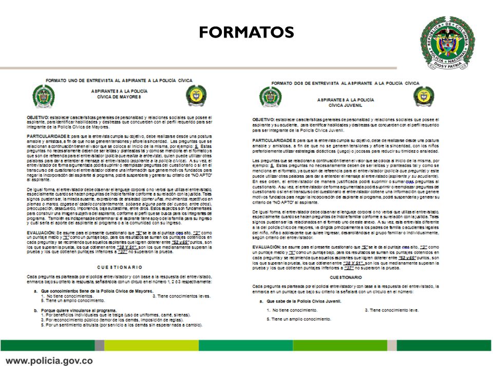 FORMATOS