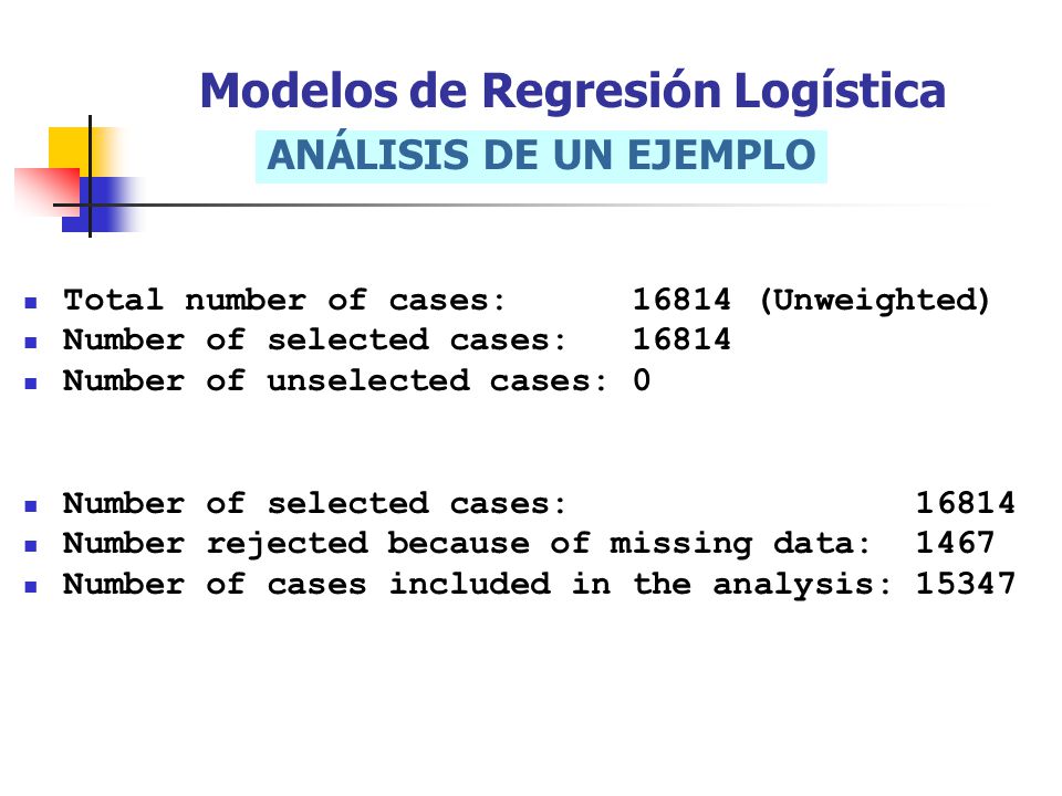 Modelos de Regresión Logística