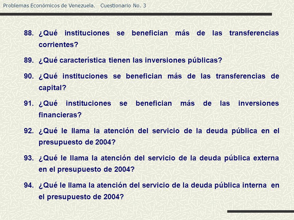 ¿Qué instituciones se benefician más de las transferencias corrientes