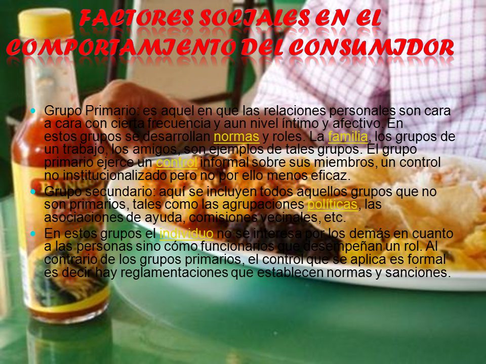 Factores sociales en el comportamiento del consumidor