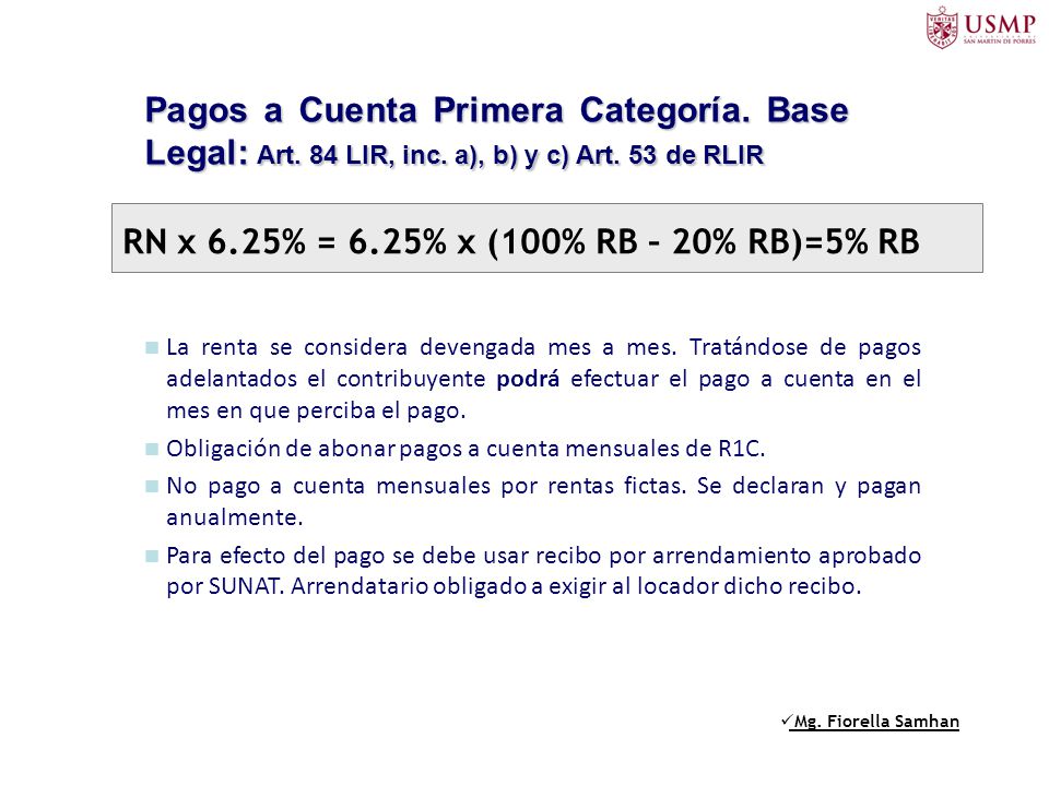 RN x 6.25% = 6.25% x (100% RB – 20% RB)=5% RB