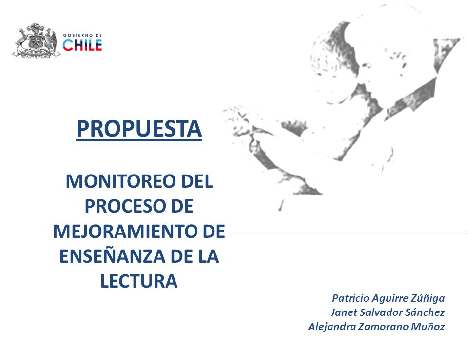 MONITOREO DEL PROCESO DE MEJORAMIENTO DE ENSEÑANZA DE LA LECTURA