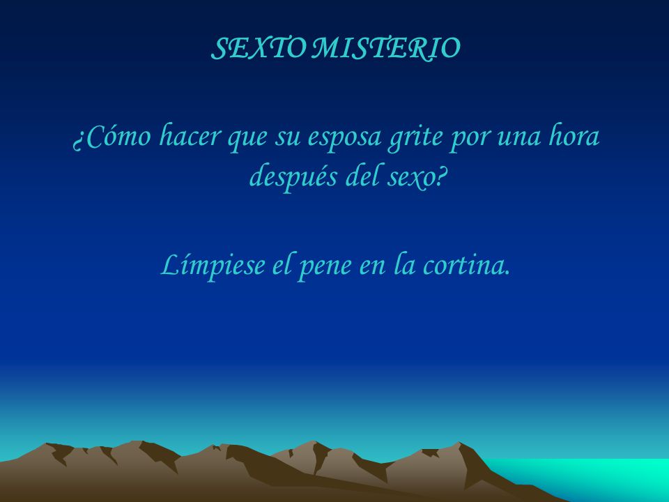 ¿Cómo hacer que su esposa grite por una hora después del sexo
