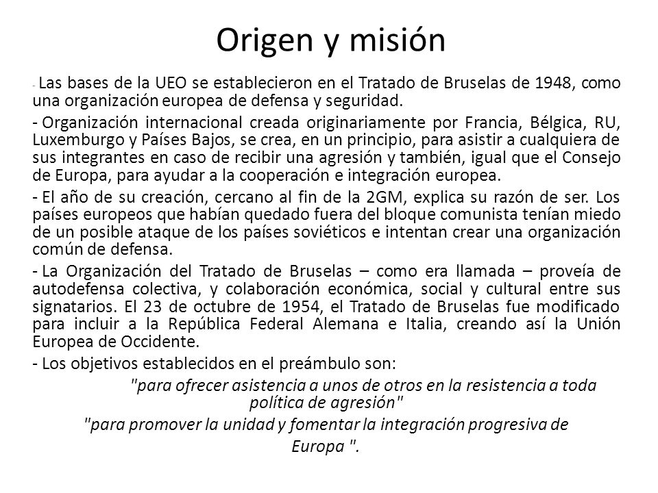 para promover la unidad y fomentar la integración progresiva de