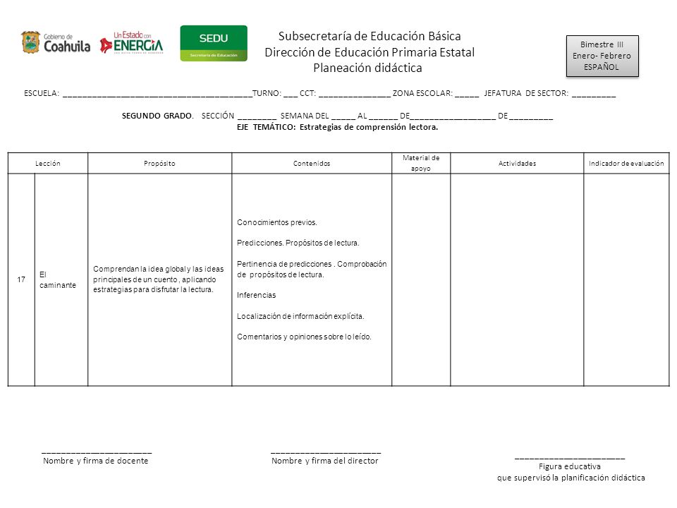Subsecretaría de Educación Básica