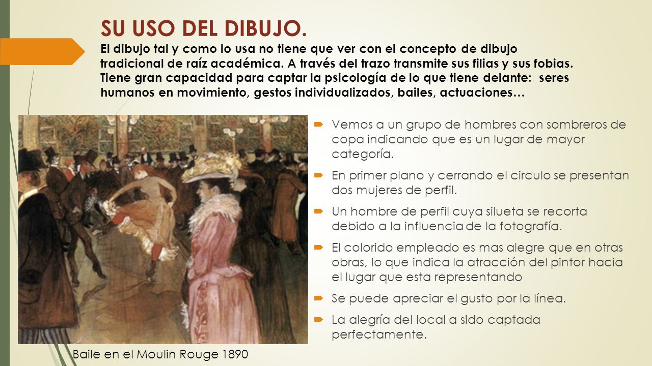 SU USO DEL DIBUJO. El dibujo tal y como lo usa no tiene que ver con el concepto de dibujo tradicional de raíz académica. A través del trazo transmite sus filias y sus fobias. Tiene gran capacidad para captar la psicología de lo que tiene delante: seres humanos en movimiento, gestos individualizados, bailes, actuaciones…