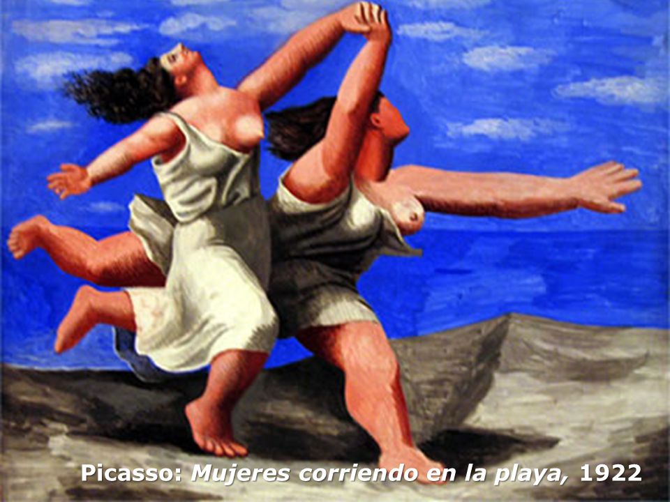 Picasso: Mujeres corriendo en la playa, 1922