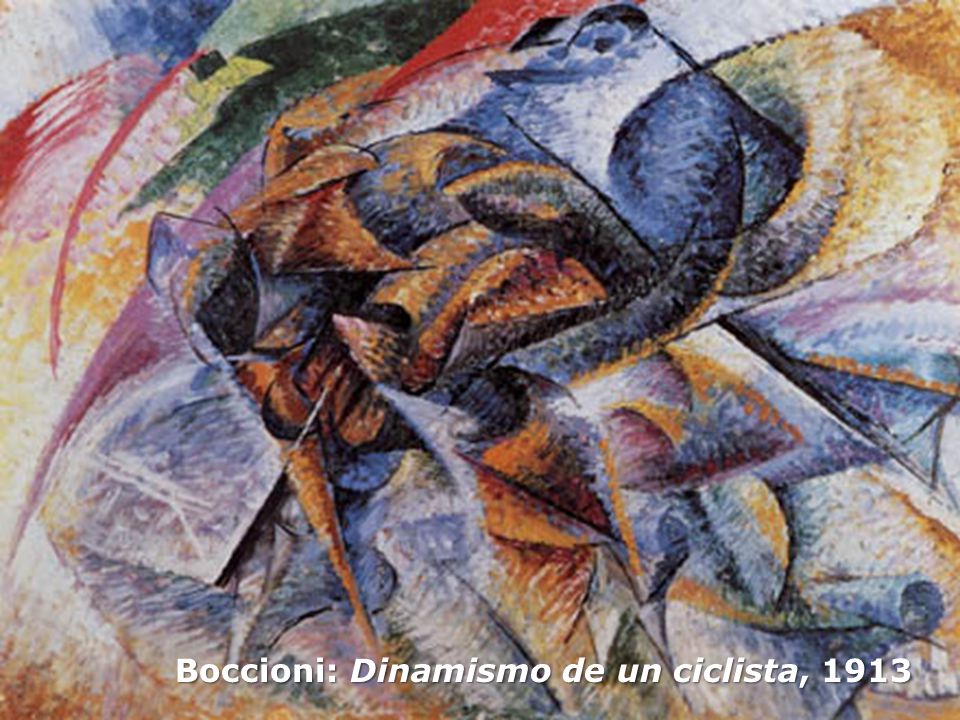 Boccioni: Dinamismo de un ciclista, 1913