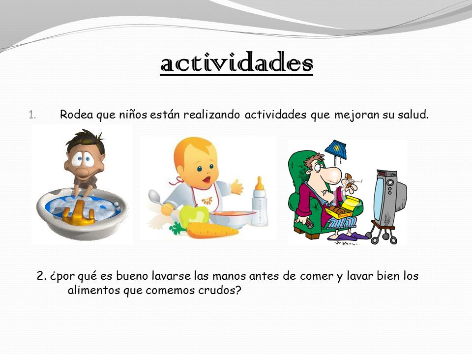 actividades Rodea que niños están realizando actividades que mejoran su salud.