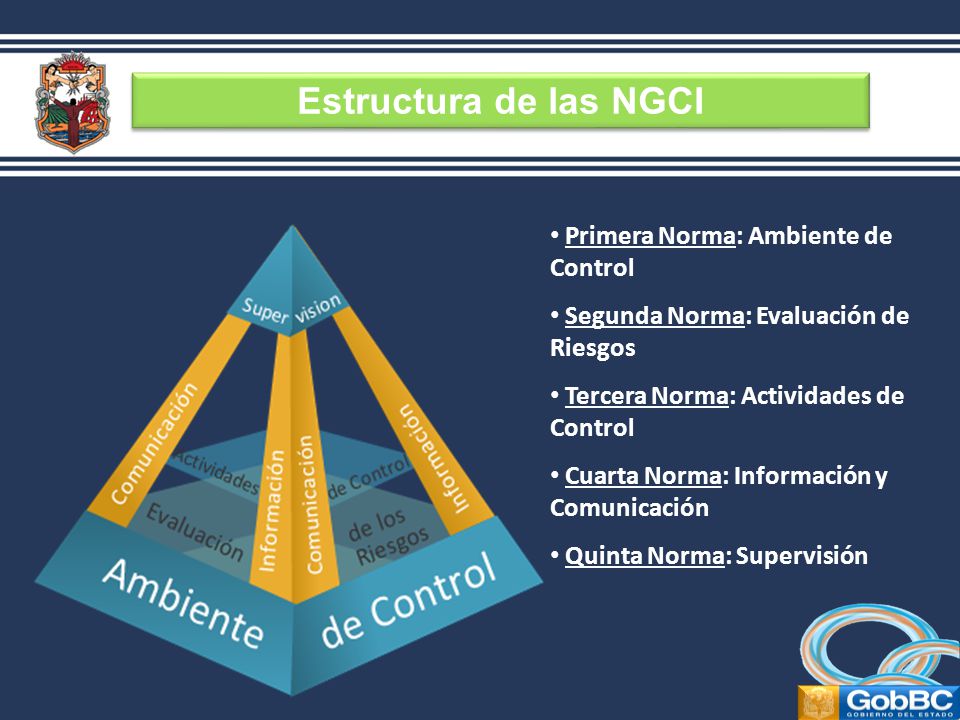 Estructura de las NGCI Primera Norma: Ambiente de Control