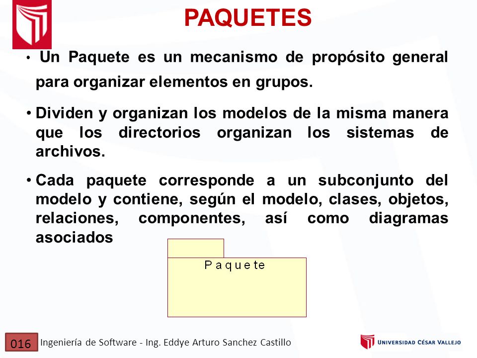 PAQUETES Un Paquete es un mecanismo de propósito general para organizar elementos en grupos.