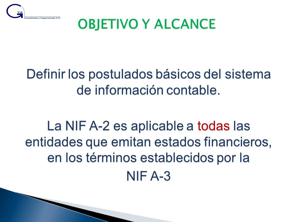 Definir los postulados básicos del sistema de información contable.