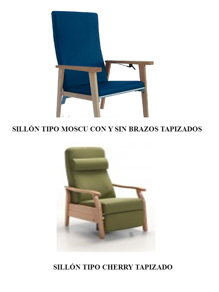 SILLÓN TIPO MOSCU CON Y SIN BRAZOS TAPIZADOS