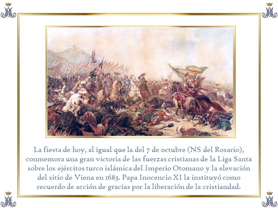 del sitio de Viena en Papa Inocencio XI la instituyó como