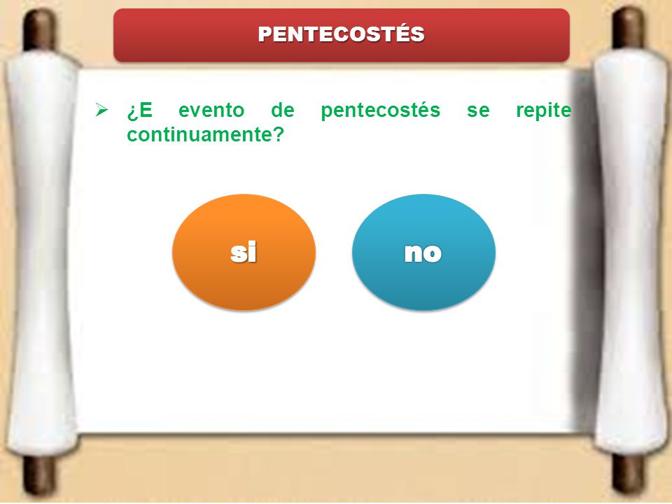 Pentecostés ¿E evento de pentecostés se repite continuamente si no