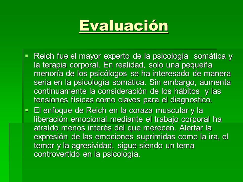 Evaluación