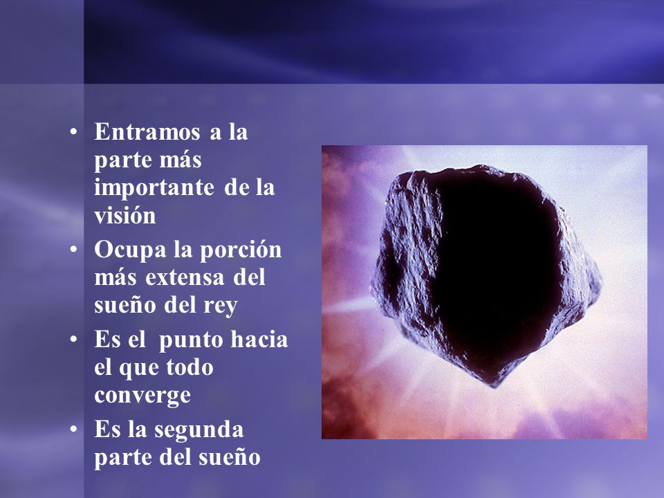 Entramos a la parte más importante de la visión