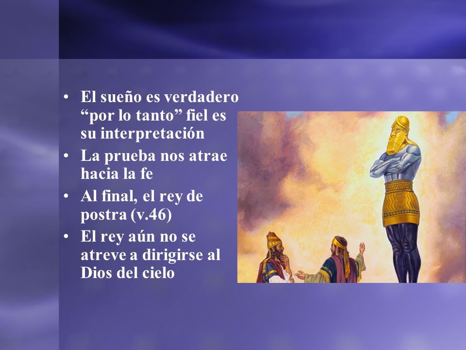 El sueño es verdadero por lo tanto fiel es su interpretación