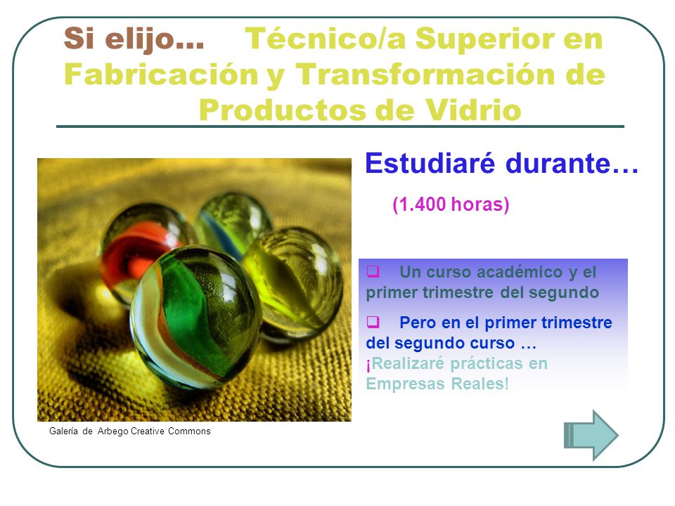 Si elijo… Técnico/a Superior en Fabricación y Transformación de