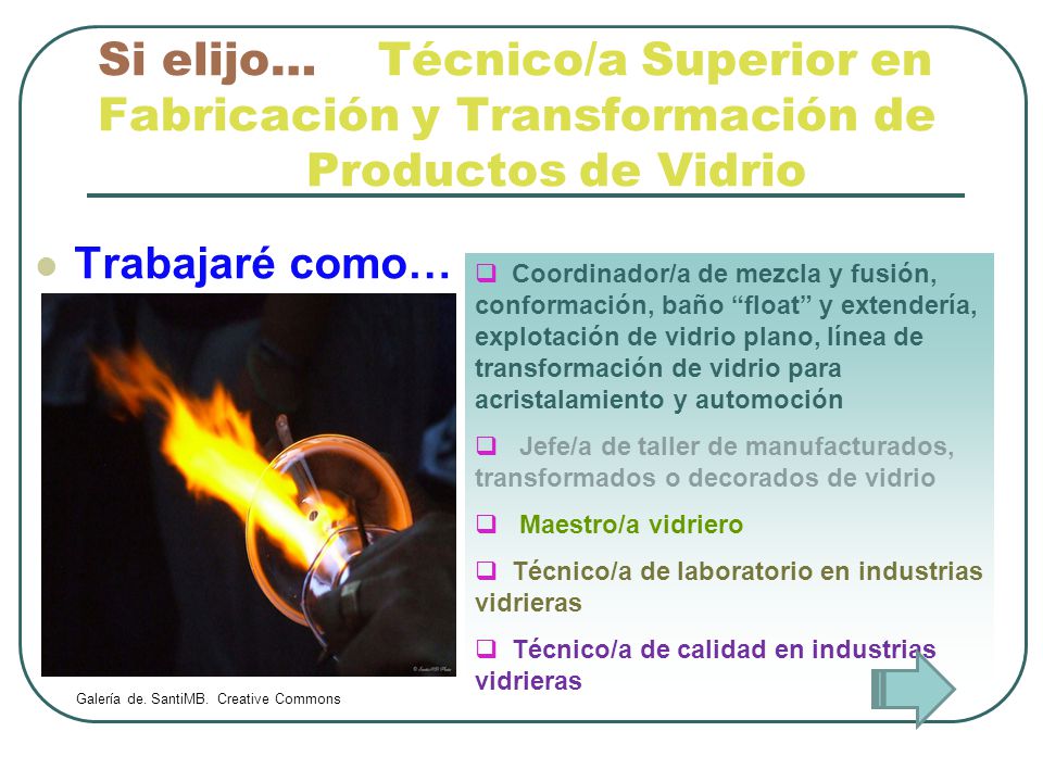 Si elijo… Técnico/a Superior en Fabricación y Transformación de