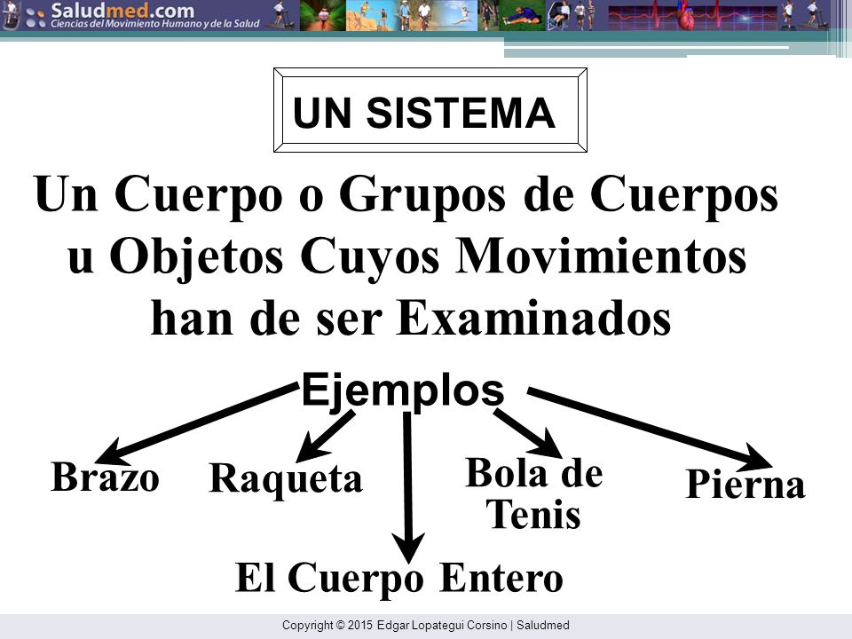 Un Cuerpo o Grupos de Cuerpos u Objetos Cuyos Movimientos