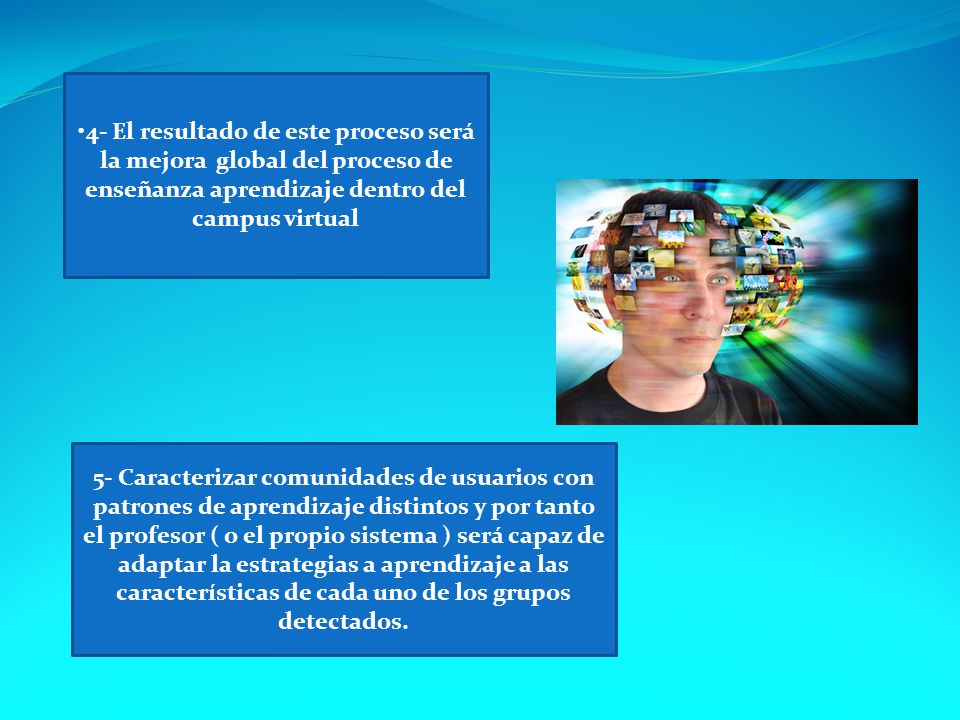 4- El resultado de este proceso será la mejora global del proceso de enseñanza aprendizaje dentro del campus virtual