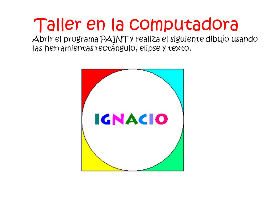 Taller en la computadora
