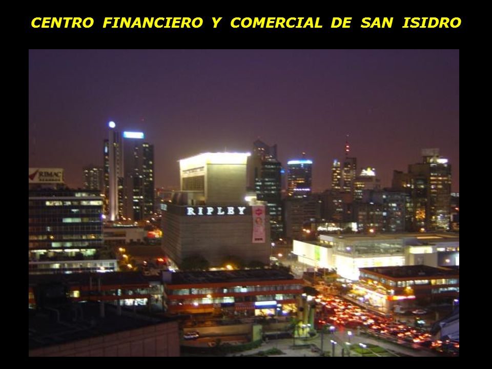 CENTRO FINANCIERO Y COMERCIAL DE SAN ISIDRO