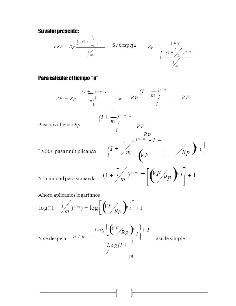 * i  VF * i 1 * -  +1 i  )n/ m  )n / m - 1 )n / m - 1 = VF
