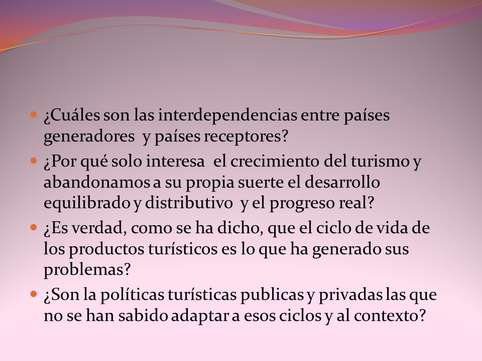 ¿Cuáles son las interdependencias entre países generadores y países receptores