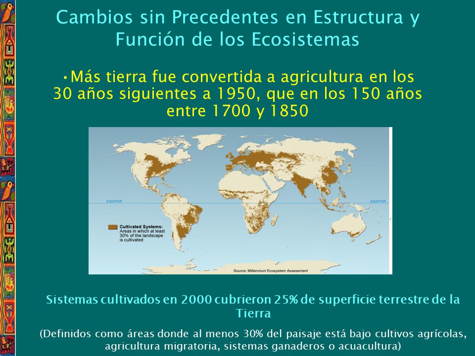 Cambios sin Precedentes en Estructura y Función de los Ecosistemas