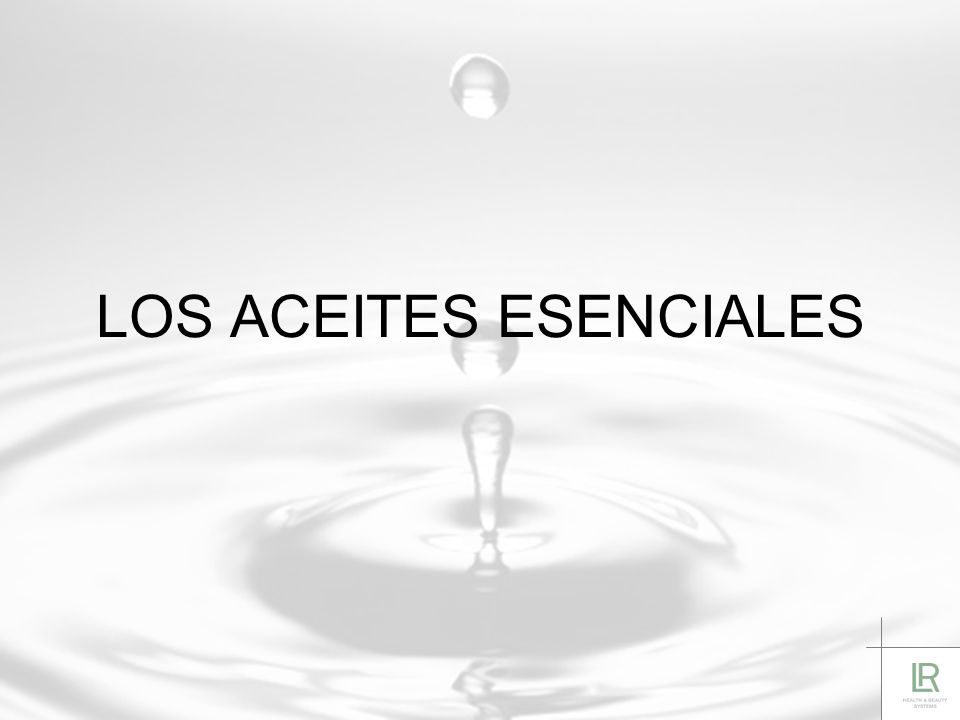 LOS ACEITES ESENCIALES
