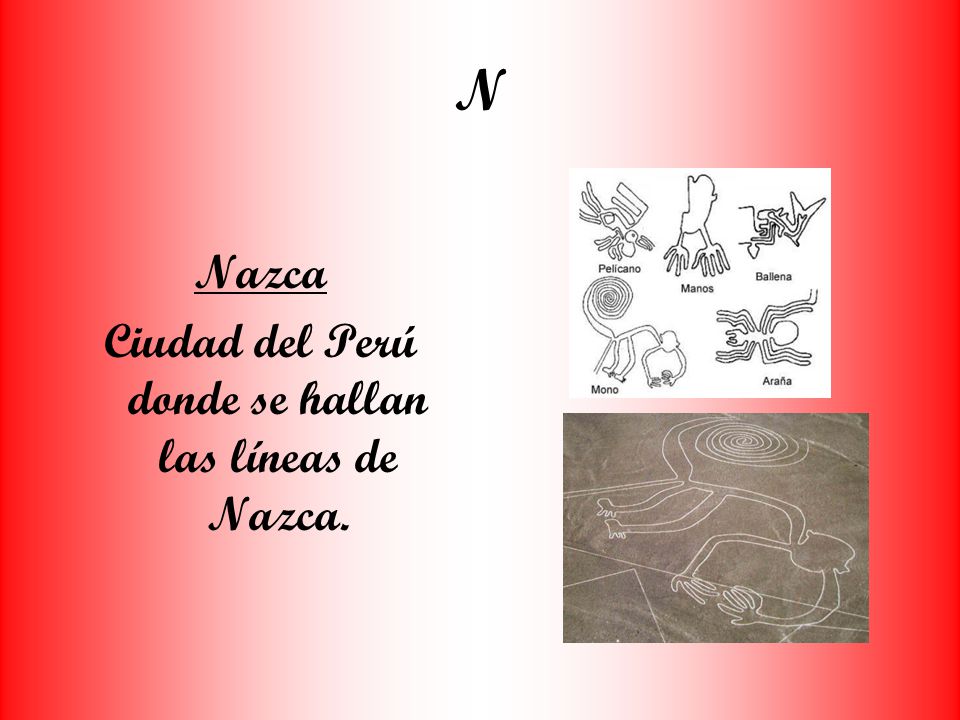 Ciudad del Perú donde se hallan las líneas de Nazca.