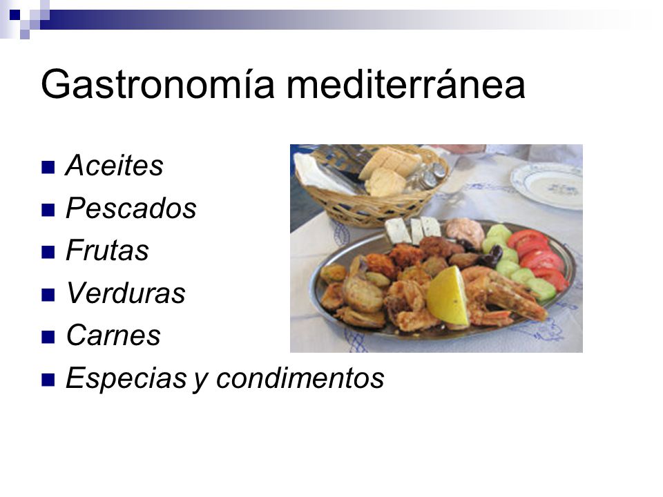 Gastronomía mediterránea