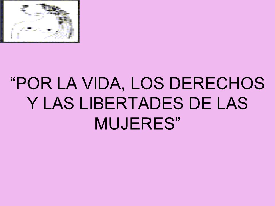 POR LA VIDA, LOS DERECHOS Y LAS LIBERTADES DE LAS MUJERES