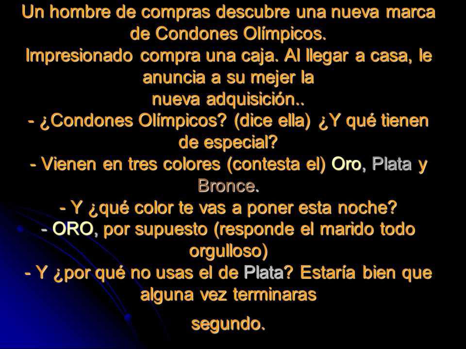 Un hombre de compras descubre una nueva marca de Condones Olímpicos