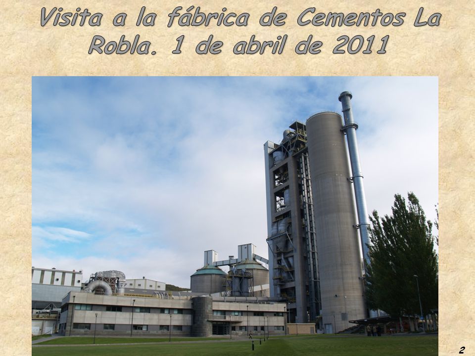 Visita a la fábrica de Cementos La Robla. 1 de abril de 2011