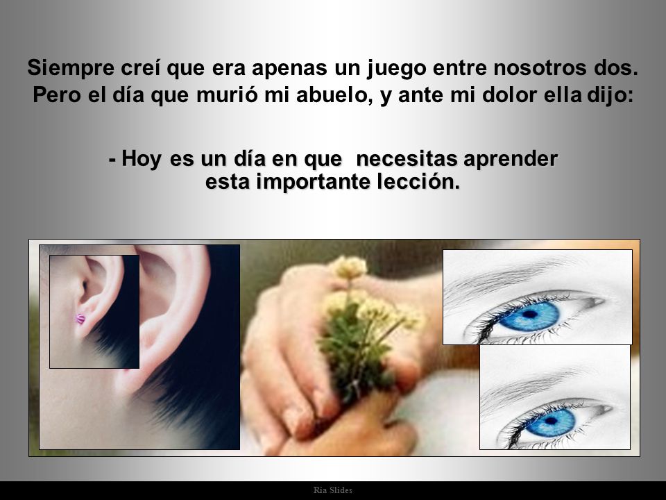 Siempre creí que era apenas un juego entre nosotros dos.
