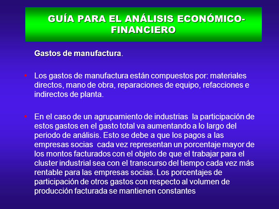 GUÍA PARA EL ANÁLISIS ECONÓMICO-FINANCIERO