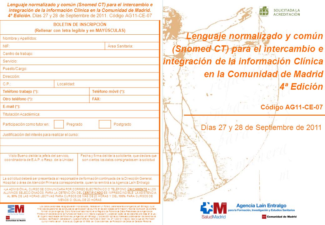 BOLETIN DE INSCRIPCIÓN (Rellenar con letra legible y en MAYÚSCULAS)