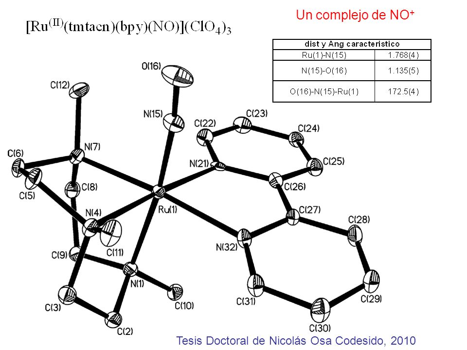 Un complejo de NO+ Tesis Doctoral de Nicolás Osa Codesido, 2010