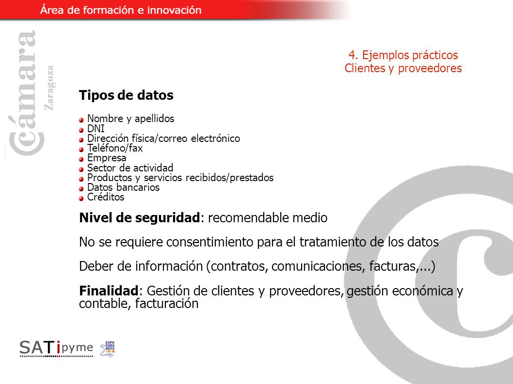 Clientes y proveedores
