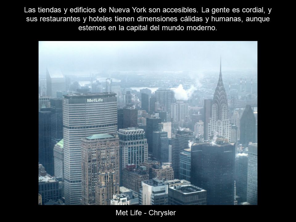 Las tiendas y edificios de Nueva York son accesibles
