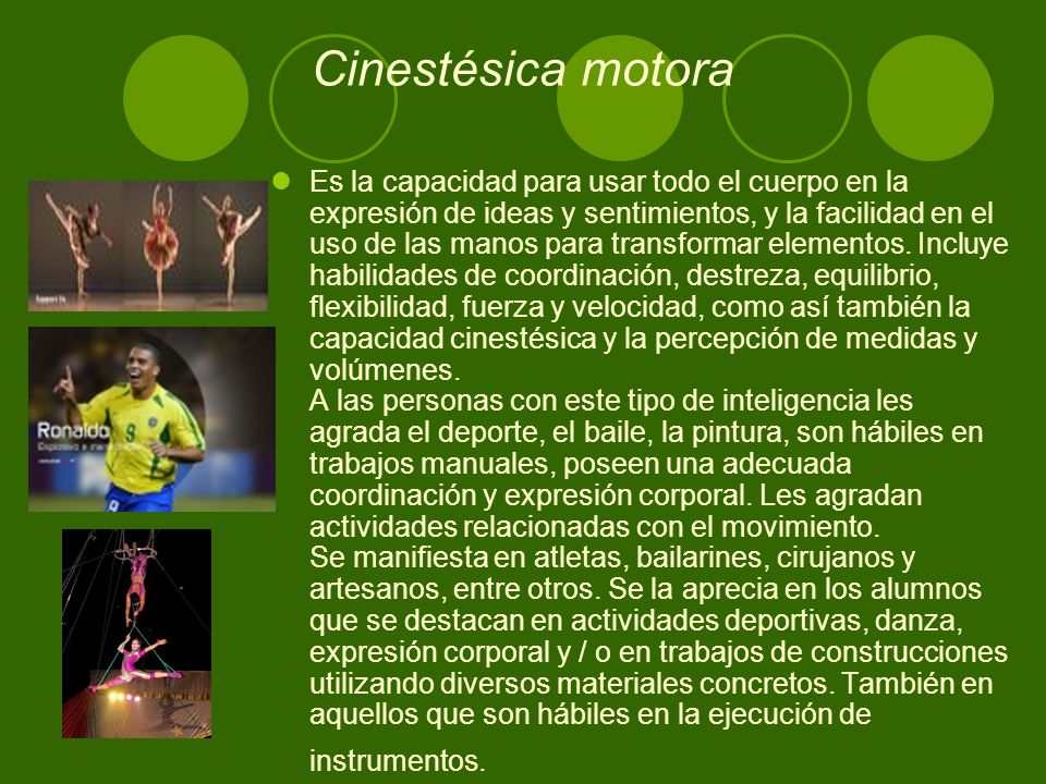 Cinestésica motora